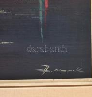 H Noack (?) jelzéssel: Vitorlások. Olaj, vászon, javított. Fakeretben. 51x100,5 cm. KIZÁRÓLAG SZEMÉL...