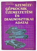 Frank György - Mészáros Ferenc: Személygépkocsik üzemeltetési és diagnosztikai adatai. Bp., 1980., Műszaki. Kiadói papírkötés, kopott borítóval.