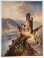 cca 1910-1930 Bilder vom Rhein. Nach Gemälden von N[icolai] v[on] Astudin. Köln, Rheinverlag von Hou...