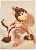 Hakapeszi Maki, tévéműsor plakát, hajtásnyomokkal, 41x29 cm