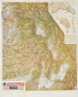 Székelyföld 1941-es térképének reprintje, 82,5x67 cm