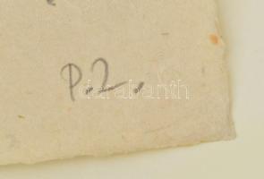 Varga Mátyás (1910-2002): Nemes Török János grafikus portréja, 1940. Fametszet, papír, jelzett a met...