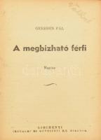 Kolligátum ponyvákból, 5 db:
Leleszy Béla: Az ártatlan cowboy.; 
Gereben Pál: A megbízható férfi. ...