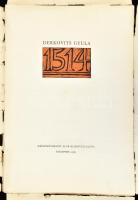 Derkovits Gyula: 1514. Bálint György előszavával. Bp., 1963, Képzőművészeti Alap Kiadóvállalata, 6 s...