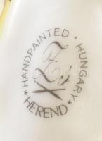 ZJ Herend tigris, jelzéssel, hibátlan, h: 16 cm, m: 7 cm