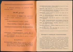 Issekutz Béla: Gyógyszerek és gyógyítás. Bp., 1940, Eggenberger - Rényi Károly. 32 p. Prospektus a k...