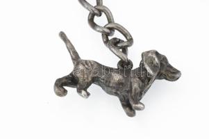 1873 Londoni óraműves, ezüst (Ag) zsebóra, jelzett, kulccsal, működik, fém óralánc ezüst (Ag) szerel...