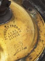 cca 1900 Peugeot Fréres kávédaráló, réz, fém, szép állapotban, 13x13x18 cm