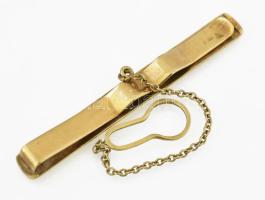 Arany (Au) nyakkendőcsipesz,14k, h: 5 cm, nettó: 5,8 g
