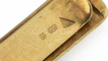 Arany (Au) nyakkendőcsipesz,14k, h: 5 cm, nettó: 5,8 g