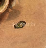 Arany (Au) mandzsetta gomb pár, 14k, nettó: 7,46 g