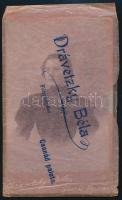1905 Hölgyportré, keményhátú fotó Drávetzky Béla csanádpalotai műterméből, borítékban, 10x6 cm