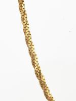 Arany (Au) nyaklánc, 18k, jelzett, h: 41 cm, nettó: 6,5 g