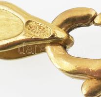 Arany (Au) nyaklánc, 18k, jelzett, h: 41 cm, nettó: 6,5 g
