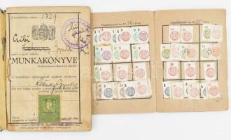 1932-55 Fogtechnikus 2db okmánya: Munkakönyve (1932) és Kisiparosok országos Szabadszervezete tagság...