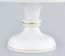 Herendi porcelán süteményes kínáló tál. Kézzel festett, jelzett, minimális kopással 29 cm