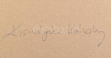 Kismányoki Károly (1943-2018 ): Láthatár - Ofszet, papír, jelzett a nyomaton. Üvegezett keretben. 22...