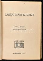 Jászai Mari levelei. Sajtó alá rendezte: Kozocsa Sándor. Bp., 1944, Dr. Pintér Jenőné. Fekete-fehér ...
