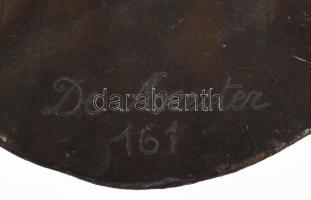 Rafaelo Santi után: 2 db bronz falikép. De Moeester jelzéssel d: 10 cm