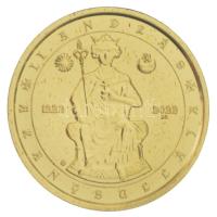 2022. 10.000Ft Au "II. András Aranybullája" kapszulában, tanúsítvánnyal (0,5g/0.999) T:BU ...