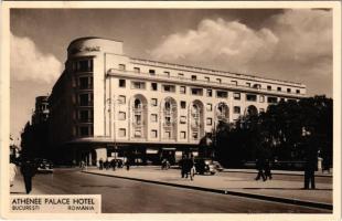 Bucharest, Bukarest, Bucuresti, Bucuresci; Athénée Palace Hotel / hotel, automobiles