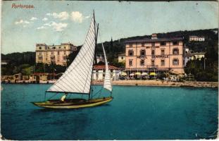 Portoroz, Portorose; Hotel Centrale (cut)