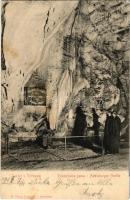 1906 Postojnska jama, Adelsberger Grotte; Zastor / Vorhang / cave (fl)