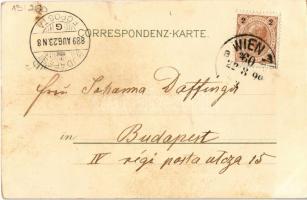 1899 (Vorläufer) Wien, Vienna, Bécs; Kirche Maria am Gestade. litho s: Geiger R. (EB)