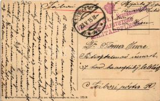 1915 Wien, Vienna, Bécs; Neulinggasse / street view + "Verwaltung d. k.k. Krankenanstalt Rudolf...