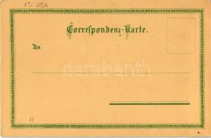 Innsbruck (Tirol), Herzog Friedrichstrasse mit Gold. Dachl / street view, inn at night. G. Blümlein ...