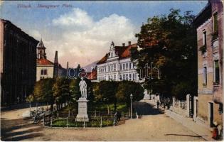 Villach (Kärnten), Hansgasser Platz / square, monument