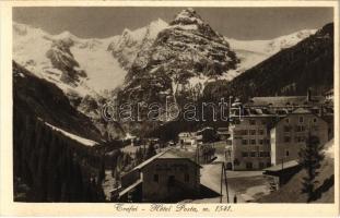 1929 Trafoi (Stelvio, Stilfs; Südtirol); Hotel Posta (glue marks)