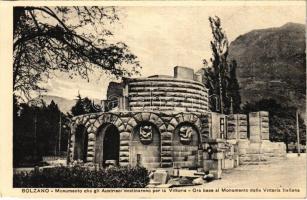 Bolzano, Bozen (Südtirol); Monumento che gli Austriaci destinarono per la Vittoria, Ora base al Monumento della Vittoria Italiana / monument (Rb)