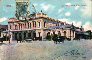 1905 Trieste, Trieszt; Stazione della Meridionale / railway station (EK)