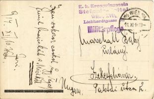 1914 Es wartet vergebens! / WWI Austro-Hungarian K.u.K. military art postcard + "K.k. Kronprinz...