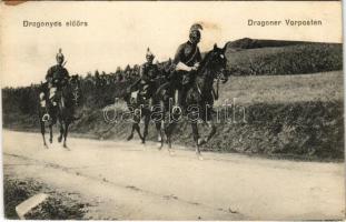 Dragonyos előőrs / Dragoner Vorposten / WWI Austro-Hungarian K.u.K. military, dragoons (EK)