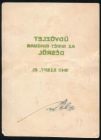 1940 "Üdvözlet az ismét magyar Désről", Erdély visszatérése alkalmából kiadott emléklap, g...