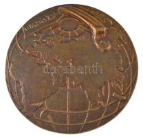 1985. "Budapesti Tavaszi Fesztivál" kétoldalas bronz emlékérem (80mm T:AU
