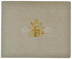 Vatikán 1980. 10L - 500L "II. János Pál pápa" (6xklf) forgalmi sor eredeti tokban (sérült ...