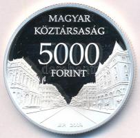 2009. 5000Ft Ag "Világörökségi helyszínek: Budapest" kapszulában, tanúsítvánnyal T:PP 
Ad...
