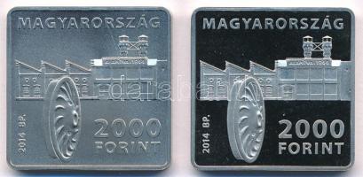 2014. 2000Ft Cu-Ni "Ganz Ábrahám születésének 200. évfordulója" (2xklf) T:PP,BU kis patina...