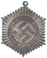 Német Harmadik Birodalom 1935. "Tag der Deutscher Polizei 1934/35" Al lemez medál (32mm) T:XF,VF hajlott fül German Third Reich 1935. "Tag der Deutscher Polizei 1934/35" Al sheet metal medallion (32mm) C:XF,VF bent ear