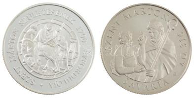 2016. 2000Ft Cu-Ni "Szent Márton születésének 1700. évfordulója" + 10.000Ft Ag "Szent...