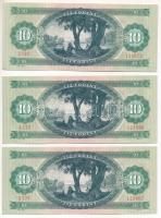 1975. 10Ft (3x, ebből 2db sorszámkövető) T:AU Adamo F8