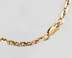 14k arany (au) nyaklánc, jelzett, tömör. 20,47 g