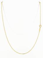 18k arany (Au) nyaklánc, jelzett, 3 g