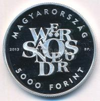 2013. 5000Ft Ag "Weöres Sándor születésének 100. évfordulója" kapszulában, tanúsítvánnyal ...