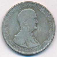 1930. 5P Ag "Horthy jobbra" T:F Adamo P8