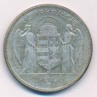 1930. 5P Ag "Horthy jobbra" T:F Adamo P8