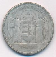 1930. 5P Ag "Horthy jobbra" T:F Adamo P8